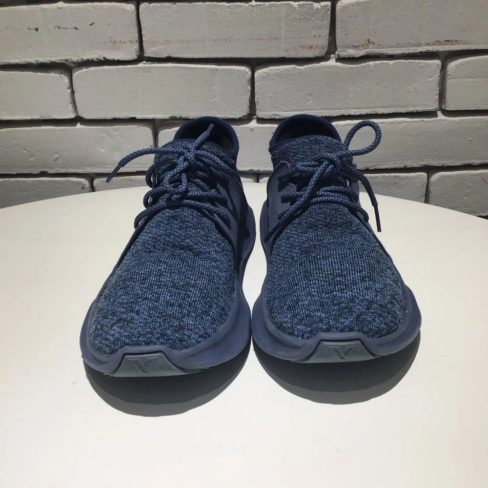 Vessi Everyday Stylish Blue Knit Sneakers Size 10W - Picture 3 of 7